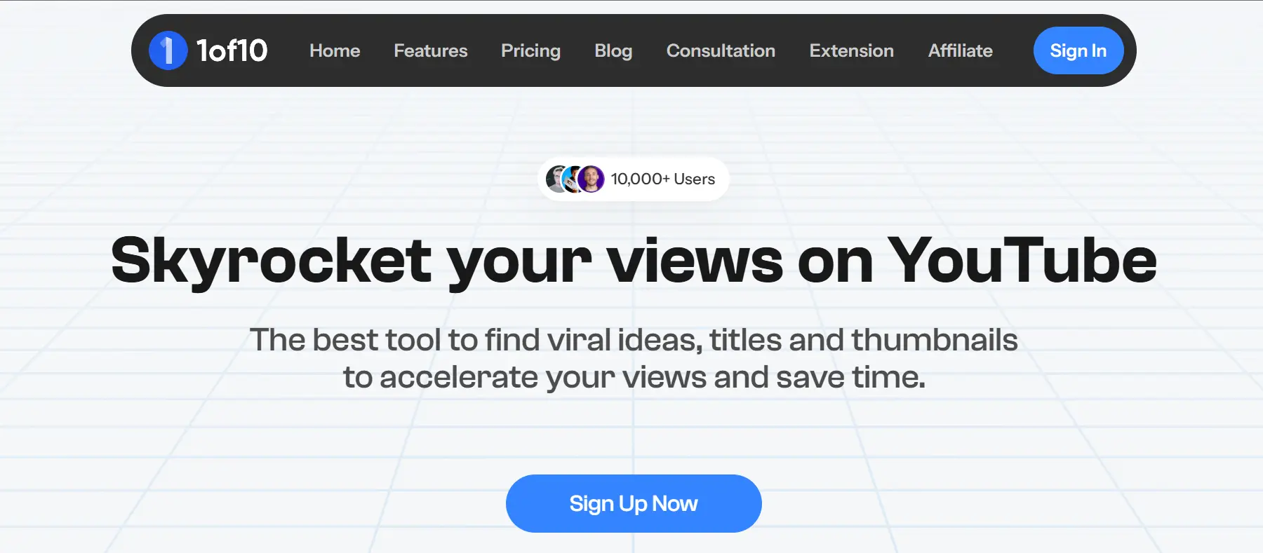 Boost your YouTube views with the best tool to find viral ideas, titles, and thumbnails optimized for YouTube thumbnail size, saving you time. Sign up now with 10,000+ users