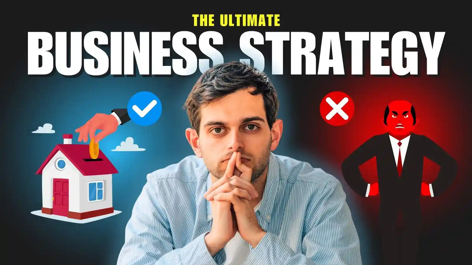 |Black and Red Business StrategyYouTube Thumbnail