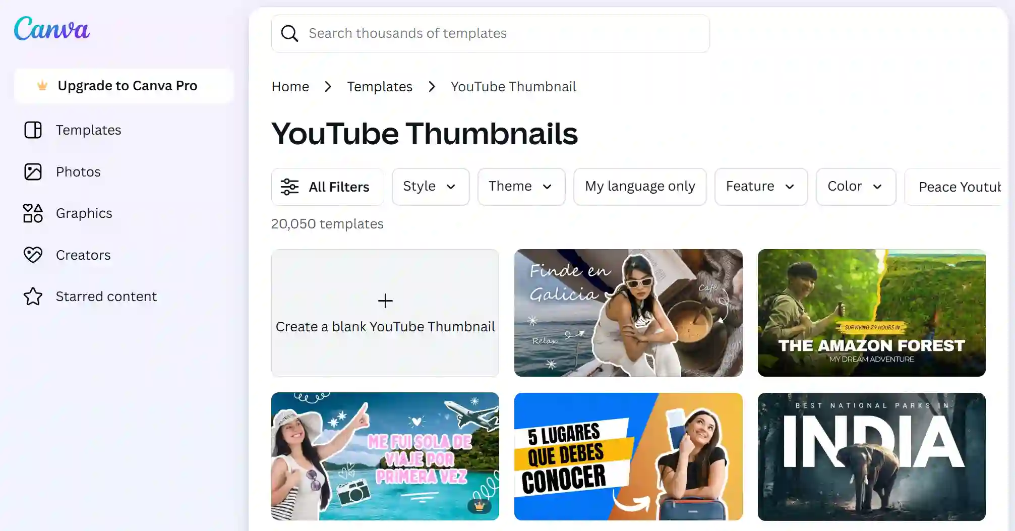 |canva youtube thumbnail templates